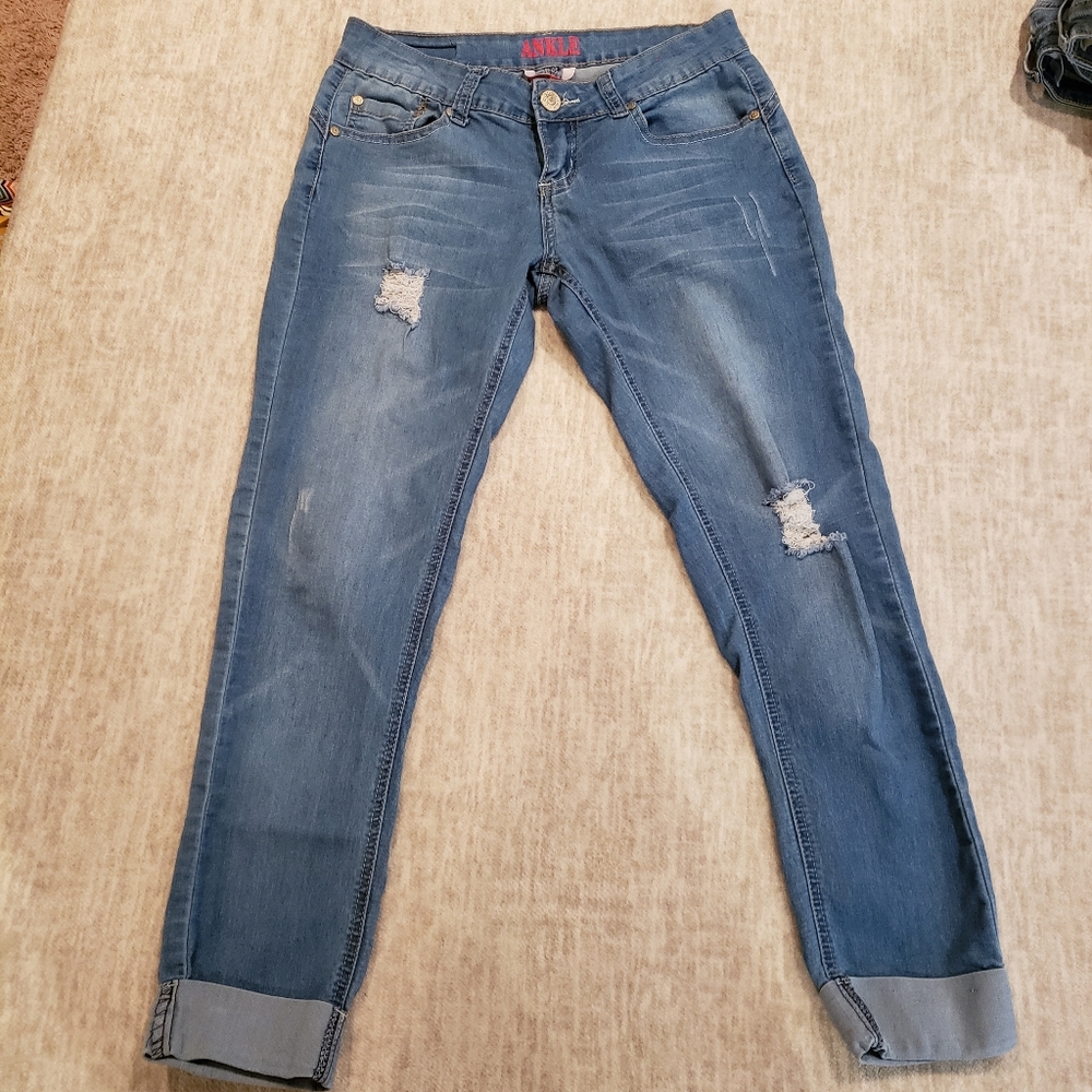 Gogostar skinny ankle jeans